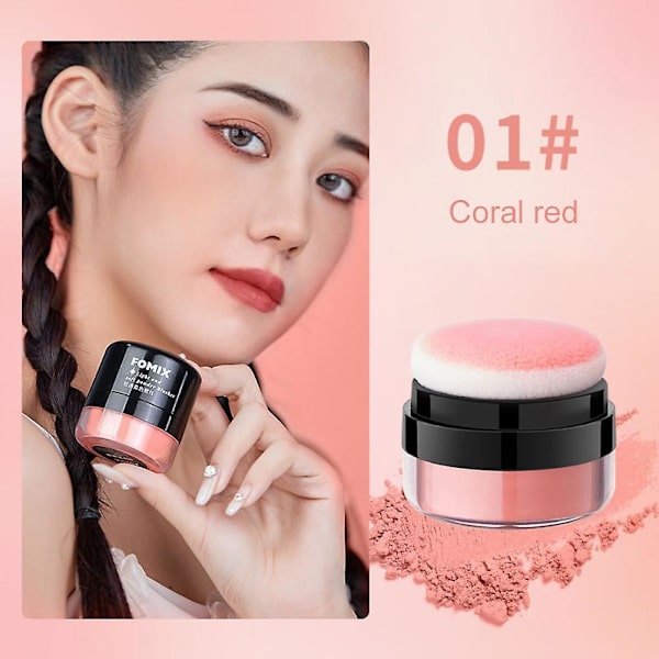 Naturlig Rouge Matt Reparerande Vitalitet Lätt Att Färga Rouge Långvarig Fyra Kvadratnät Blush Power Kvinna Skönhetskosmetika b01