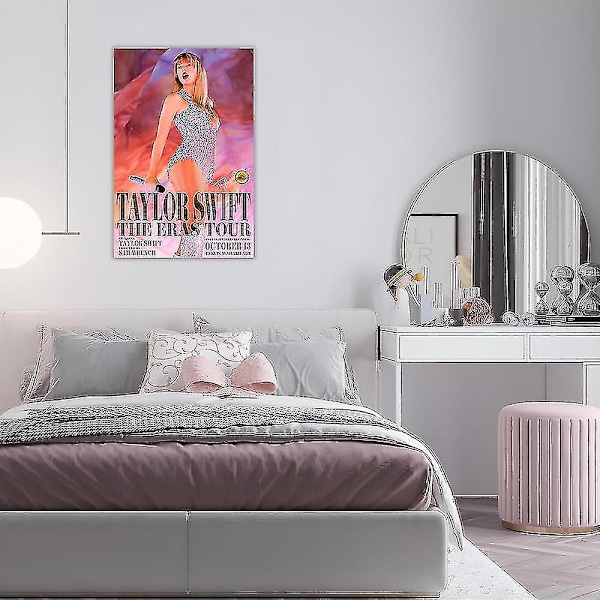 Taylor Swift -juliste The Eras Tour -seinätaidetta 13. lokakuuta maailmankiertueen elokuvajulisteet seinäkoristeet kehystämättömät fanilahjat 40*60cm