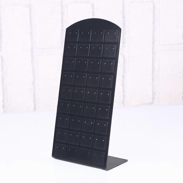 72 Huller Ørestik Holder Ørestik Smykke Stativ Display Stativ Showcase (Sort)