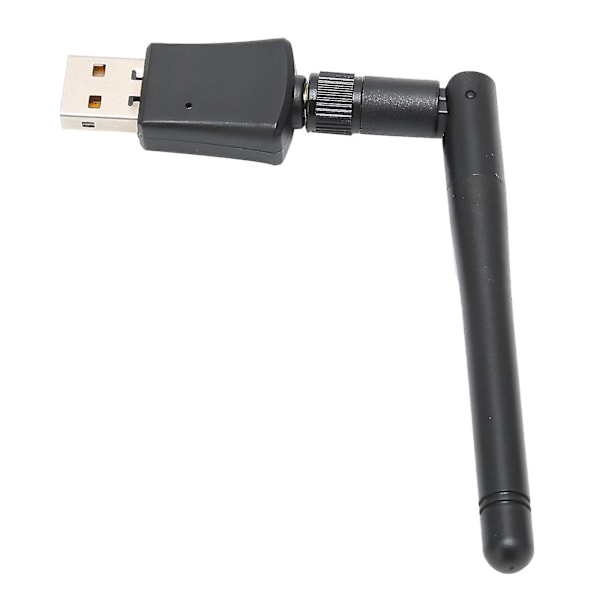 Dual Band 2.4G 5G WiFi-adapter USB 2.0-mottagare nätverkskort med antenn - 600M