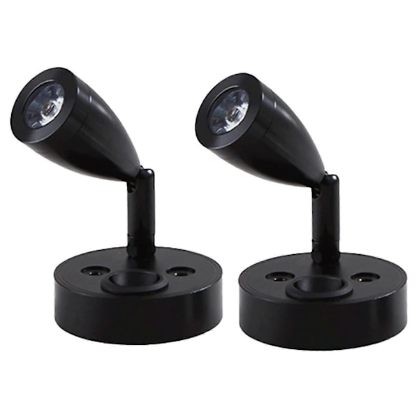 2 stk. Leselys LED-spotlight 12V Dimmbar Bryter Vegg Sengelampe Innvendig Lys Bobil 6000k Hvit For Bobil