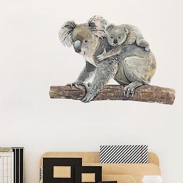 Irrotettava Koala-karhu itseliimautuva seinätarra Olohuoneen taustakuva Tarra