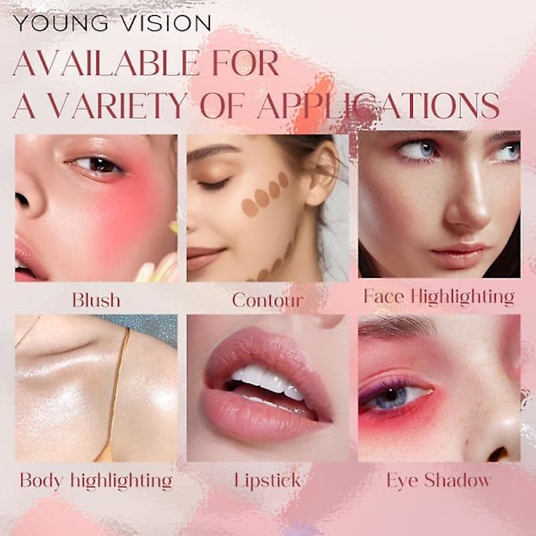 Multifunktionel makeup-stick highlighter blush stick kind rouge highlight shadow blush stick bar ansigtsconcealer contouring 05 highlighter