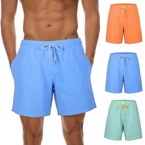 Strandshorts för män Badkläder Shorts Snabbtorkande 1 L