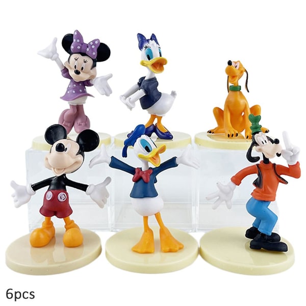 6-pack Minnie Mickey tecknade set A