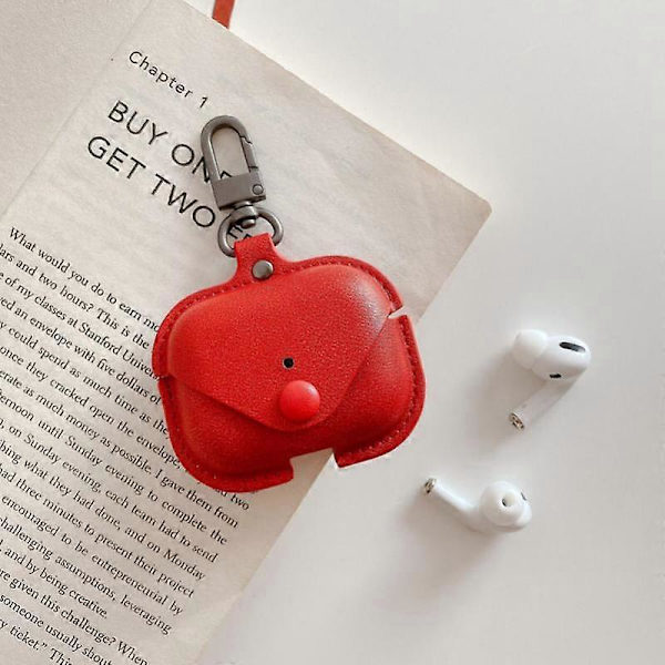 Luksus PU Læderetui Med Spænde Til Apple Trådløse Hovedtelefoner AirPods 3 Blødt Læderdæksel Til Air Pods 3 Øretelefon Tilbehør ear hooks  3