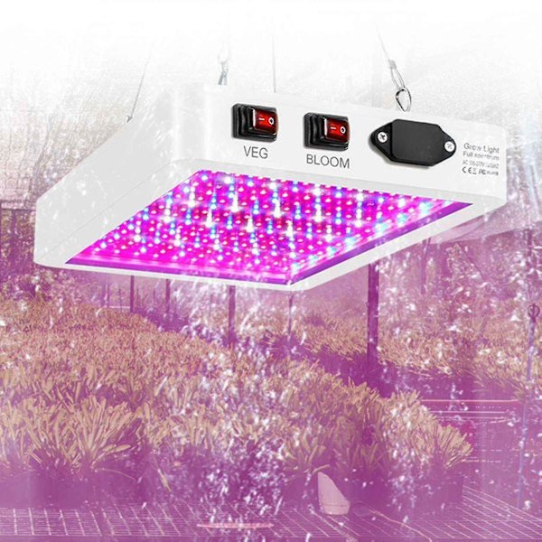 1000w 216 LED Grow Light Plantevækstlys Fuld Spektrum Indendørs Plantevækstlys Grow Light