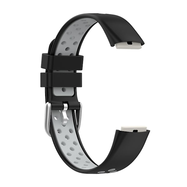 Fitbit Luxe -silikoniranneke black grey