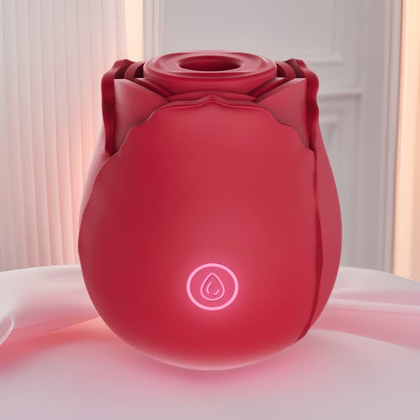 2026 Rose Mini Massager til Kvinder - Lindrer Stress med 10 Tilstande red