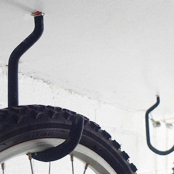 1 Pari Pyöräkoukkuja, Sopii Kaikille Pyörätyypeille, Laaja Avaus, Helppo Asentaa/Irrottaa - Täydelliset Koukut/Ripustimet Garagin Kattoon Ja Seinälle Pyörän Säilytykseen Ja Ripustamiseen