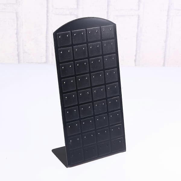 72 Huller Ørestik Holder Ørestik Smykke Stativ Display Stativ Showcase (Sort)