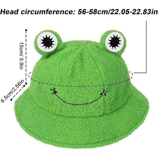 Plush Grodhatt - Söt Packbar Bucket Hat