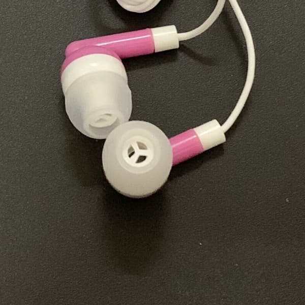Fargerike kablede øretelefoner for MP3MP4 mobiltelefon white