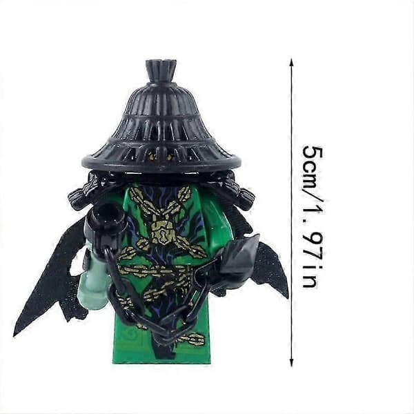 5-delt Ninja Forbidden Five Miniature Baustein Sæt Legetøjsdukker Børnegave B HFNT