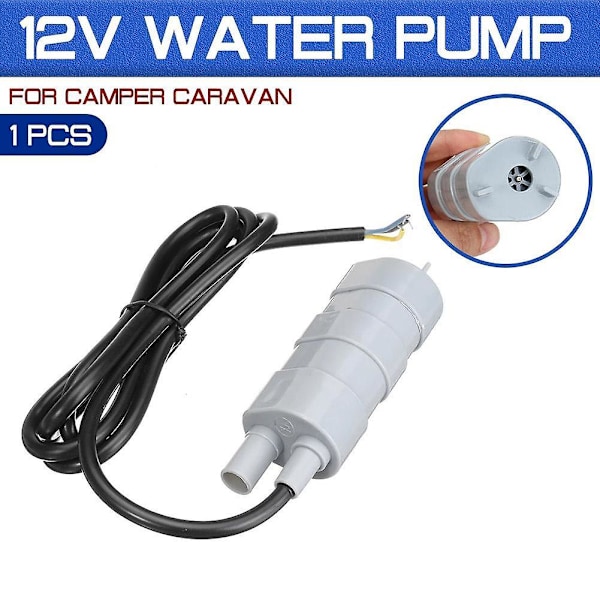 12V Vannpumpe Nedsenkbar Bobil Bobil Pumpe Høy UK Hval