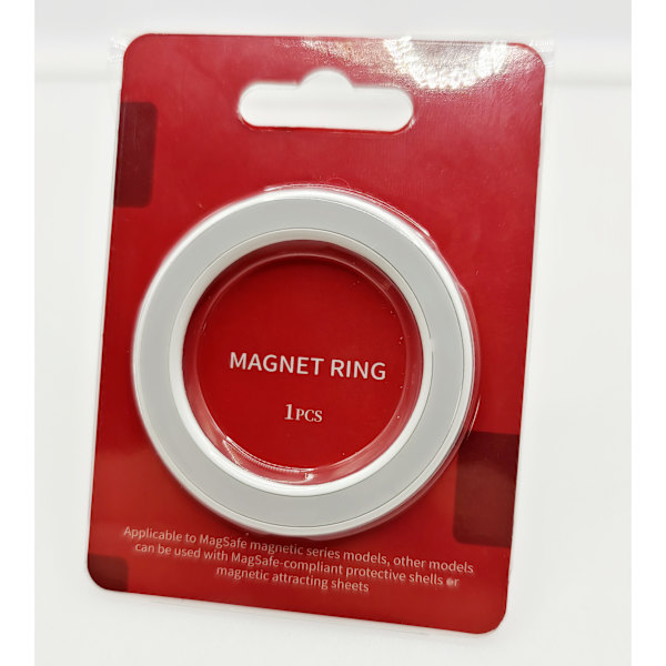 MagSafe-yhteensopiva Apple-älypuhelimen seinätarra pyöreä magneettinen imu white