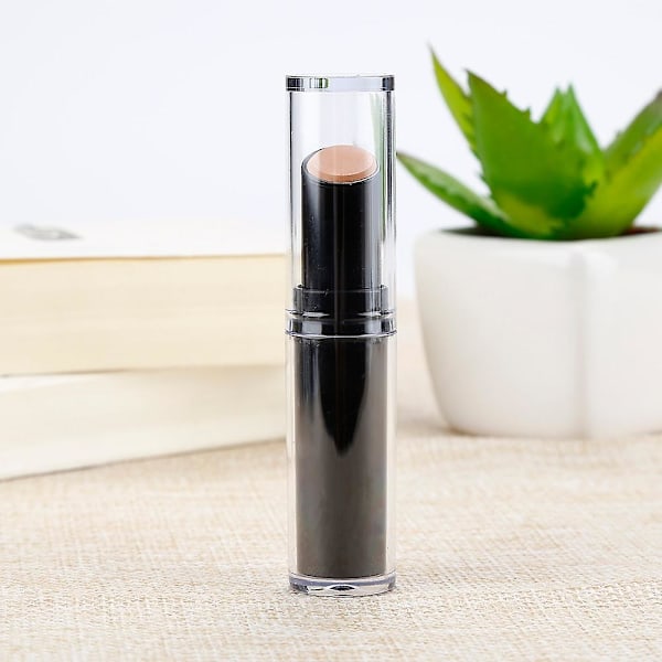 Dobbelthodet V-formet konturstift, highlighter, skygge, concealerpenn, 4 farger, vanntett, svettebestandig, langvarig sminke d