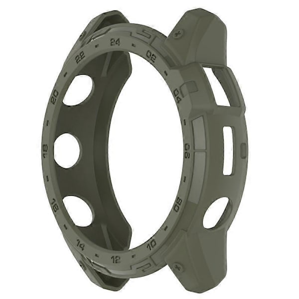 TPU-kotelo Garmin Fenix 7X 6X Tactix 7 6X Pro Fenix 7 6 Enduro 2 - Pehmeä Silikoninen Läpinäkyvä green