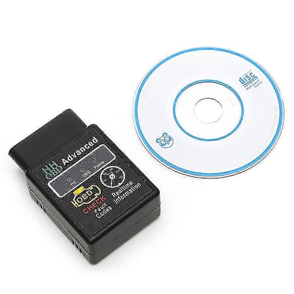 Elm327 V2.1 Obd 2 Obd-ii Bil Auto Bluetooth-kompatibel Diagnostiskt Interface