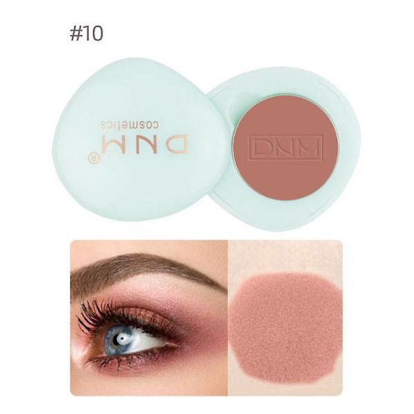 Dnm 30 väriä yksivärinen luomiväripaletti helmiäisväri matta kimalteleva puuteri kirkastava korjaava silkkimato maan luomiväri 10 eyeshadow