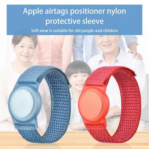 2 stk. Armbånd til AirTag Anti-Lost Anti-Scratch Silikonetui Prot a04
