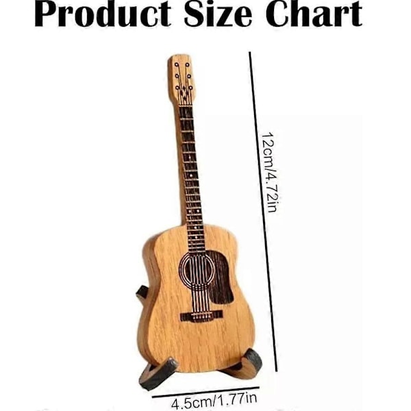 Emboadlie Træ Akustisk Guitar Plukboks, Træ Akustisk Guitar Plukboks