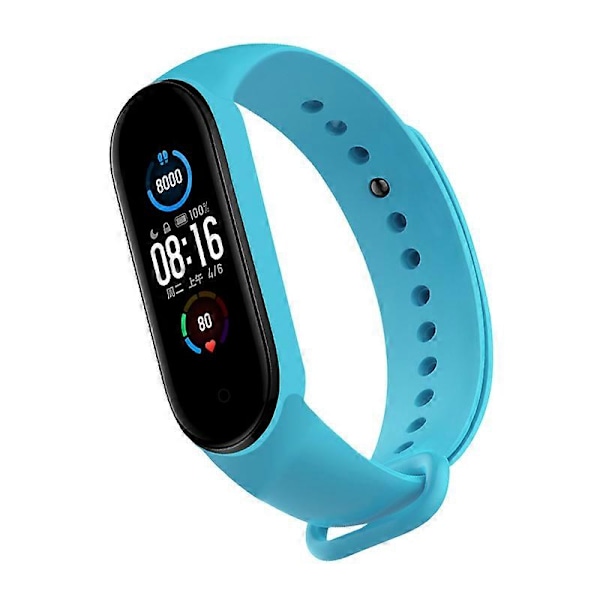 Urremmer for Mi Band 6 Armbånd Silikon Wrist Miband 6 Utbytting yellow