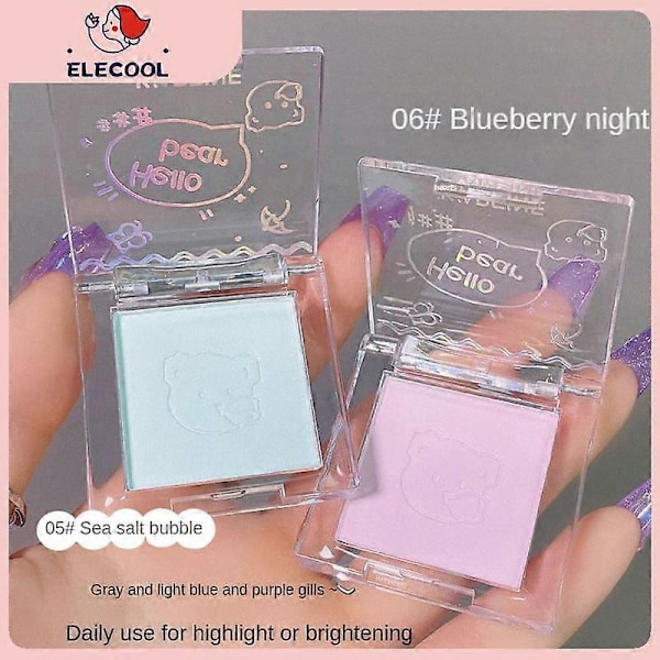 Monokrom Kontur Blød Blush Palette Naturlig Varig Ansigts Skønhed Makeup Kosmetik Kraftfuld Mat Letvægts Og Delikat Blusher