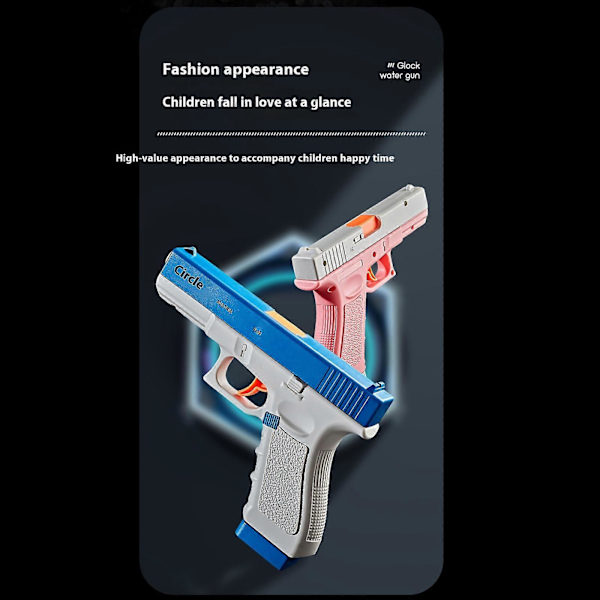 Sommarbarn Bärbar Ryggsäck Pojkar Hårpistol Vattenleksak Flye1496