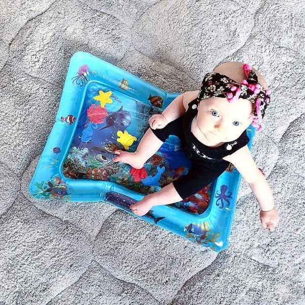 Vattenmatta Uppblåsbar baby för barnleksaker
