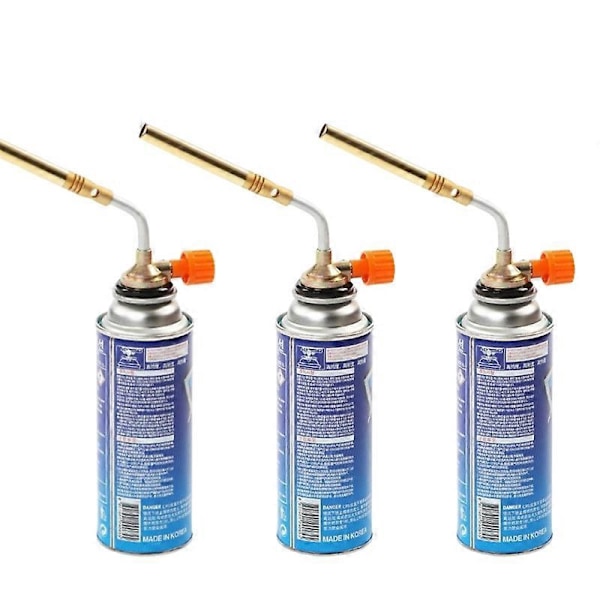 1-3 stk Sveisegass Flammepistol Butanbrenner Lodding Flammekaster Bærbar Loddevarmepistol Utendørs Camping BBQ 2pcs
