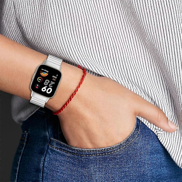 Armband Ny Enkel Installation Bärbar Lätt Och Andningsbar Metall För Redmi Watch3 Armband 02 gold