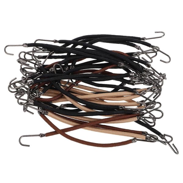 Elastisk Hårkrog Hårsløjfe Styling Med 36 Stk. Hestehaleholderkroge