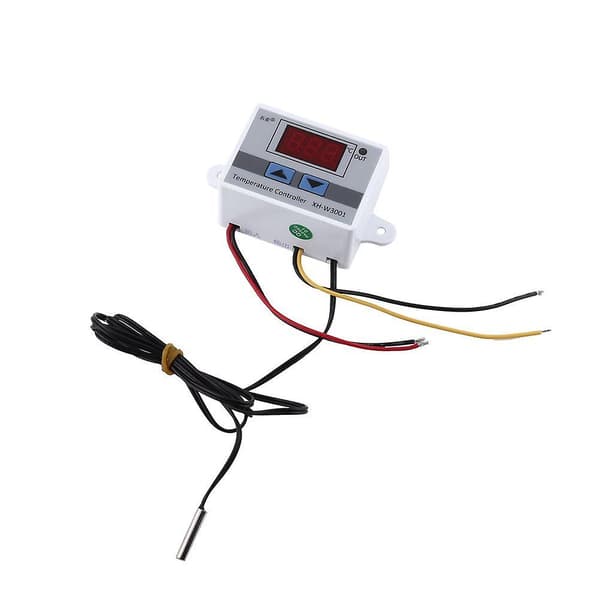 12V Digital LED Temperaturkontroller Termostat Kontrollbryter