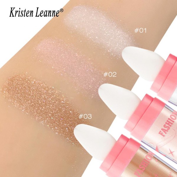 Ansigtshøjlysende Pudder Kropsglitter Lysende Fe Pudder Makeup Focallure Kontur Illuminator Kvinder Skønhed Makeup Kosmetik a03