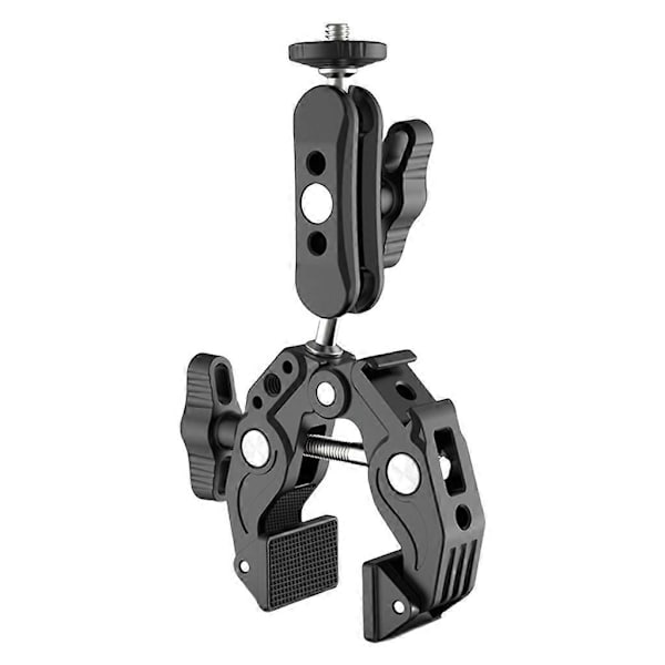 360 Graders Rotationsbollhuvudklämma Bracket BallHead Super Clamp Hållare Clip