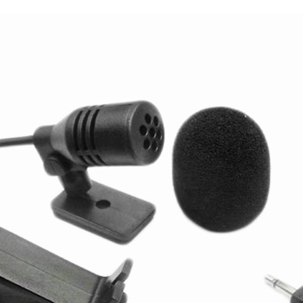 2,5 mm kyynärpää Mono Auto DVD Radio Bluetooth Auton Mikrofoni Liima-tyyppiinen Kaiutin