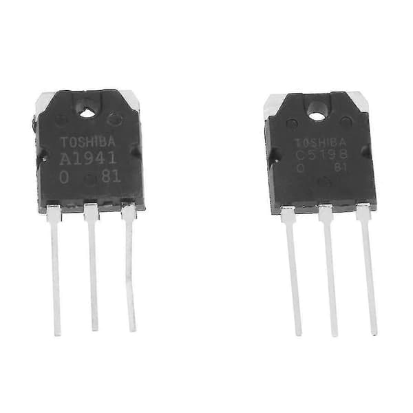 Par A1941 + C5198 10a 200v Effektforsterker Silikon Transistor