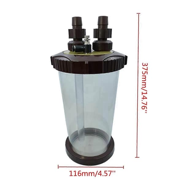 Klar CO2-atomizer extern turbo superdiffusor för akvarium och vattenväxter