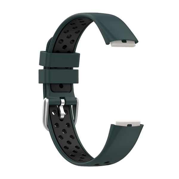 Silikonreim til Fitbit Luxe olive green black