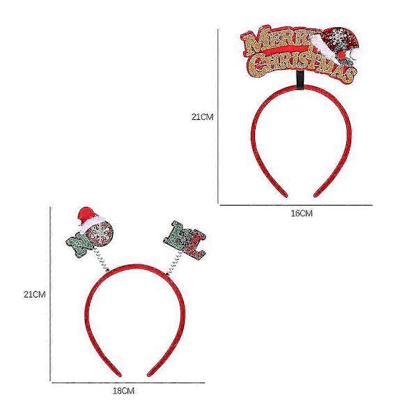 Joulu- ja juhlapyhän hiuspanta hiusrengas pääkoriste lapset style 1