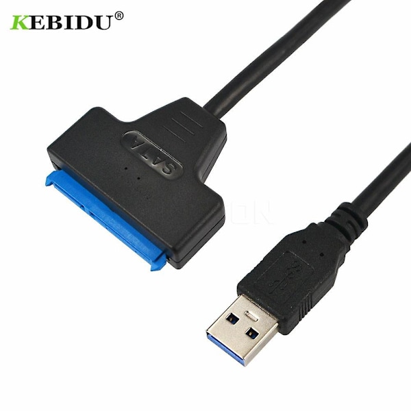 Hög Hastighet USB 3.0 till Sata Kabel 22 Pin 2.5 tum HDD Hårddisk DVD CD Rom Adapter Konverterare