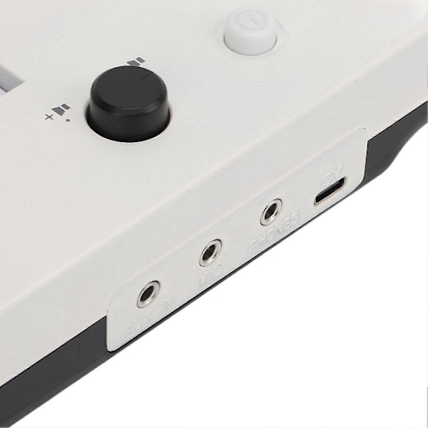 37-Tasters Keyboard Piano Bærbar Gitar Elektronisk Orgel Mini Keytar Utdannings Musikk Instrumentbf-3755 white