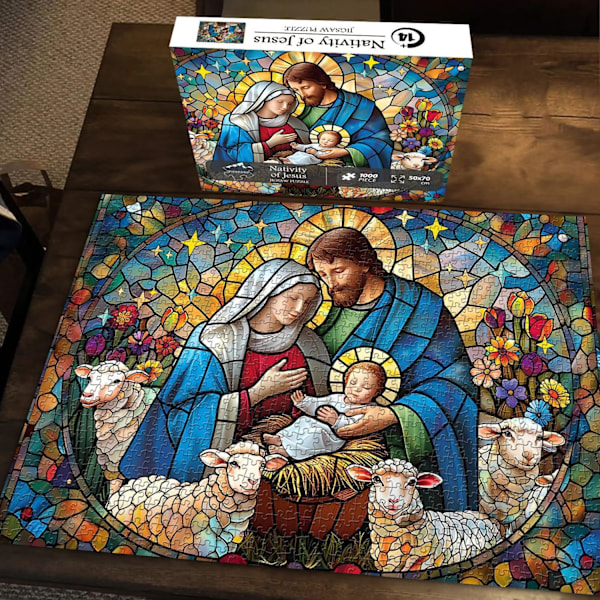 Rzp 2024 Adventskalender Pussel 1000 delar Papp Julplattpussel type c