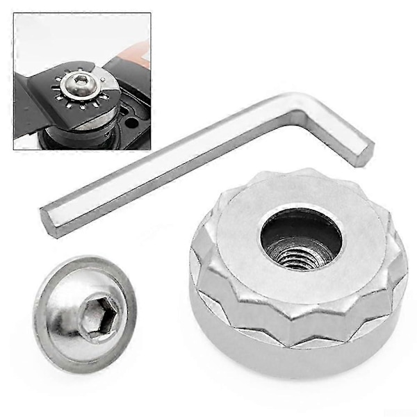 3 deler for Starlock adapterverktøy, Star Lock-system, kraftverktøy, adapter for oscillerende sagblad