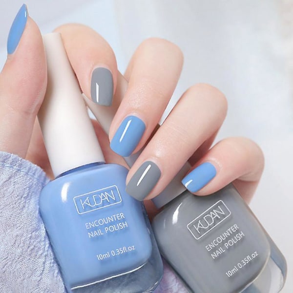 10ml Matt Vattentät No-bake Nagellack Nagelkonst Rivbar Snabbtorkande Normal Utan