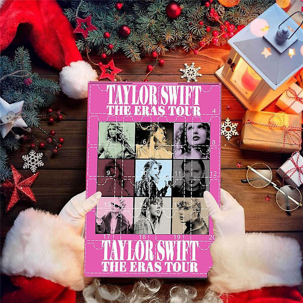 2024 Jul Taylor Swift The Eras Tour Hängande Prydnader Nyckelringar Adventskalender 24 Dagar Nedräkning Fans Överraskningsgåvor