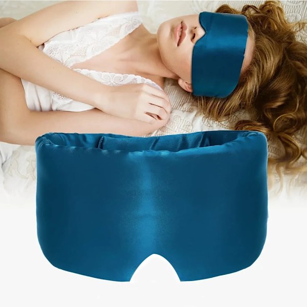 Djup Sömn Silkemask blue