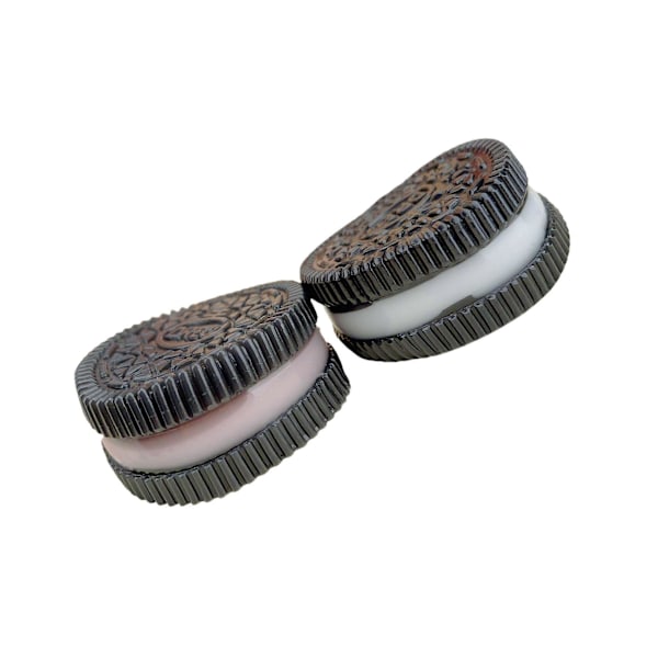 Vaaleanpunainen eväste squishy, keksi stressiä lievittävä lelu, puristettava voileipäsimulaatiolelu pink oreo