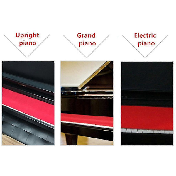 1 st Pianotäckduk för Tangenter Dammskydd Pianotangentöverdrag Damm för Pianorengöring blue